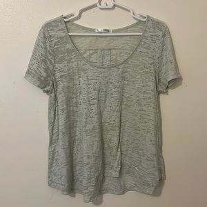 EUC. Cloud Nine Sheer-Textured Short Sleeve Shirt. Size XL.